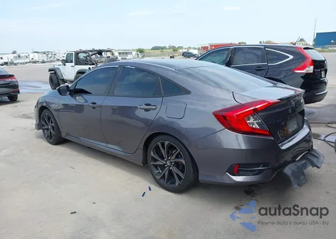 2020 Honda Civic Sport из США, поврежденный, VIN 19XFC2F80LE216002